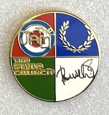 The Jam / Paul Weller Discography Pin Badge