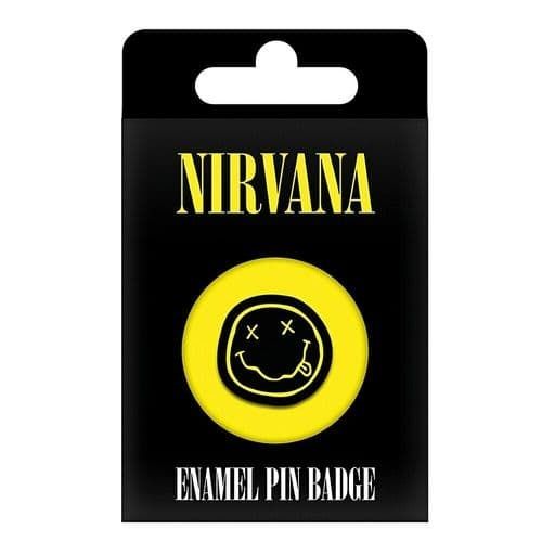 Nirvana Smiley Pin Badge