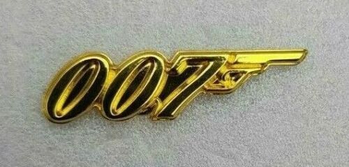James Bond 007 Logo Pin Badge (Gold)