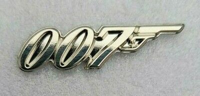 James Bond 007 Logo Pin Badge (Silver)