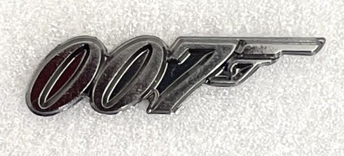 James Bond 007 Logo Pin Badge (Gunmetal)