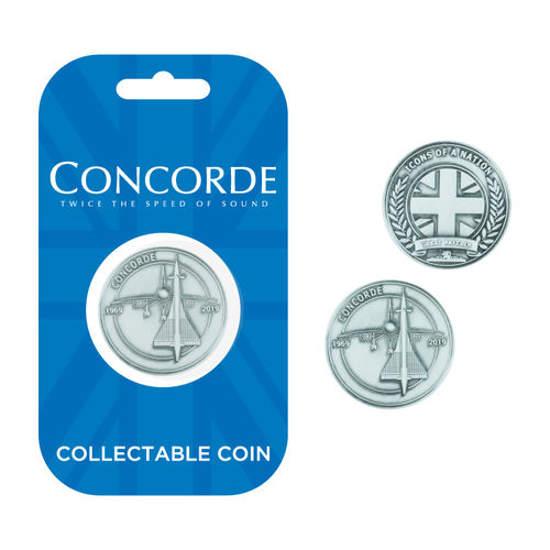 Concorde Aircraft 60th Anniversary Coin