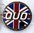 Status Quo Drum Flag Pin Badge