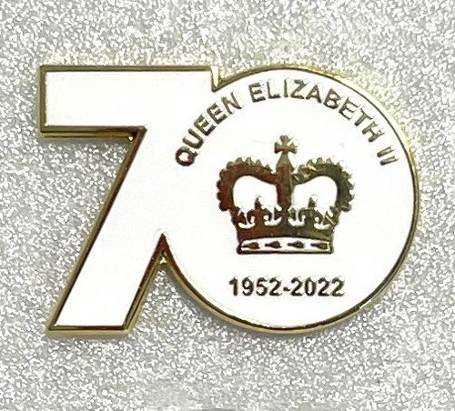 Queen Elizabeth II Platinum Jubilee Pin Badge #6