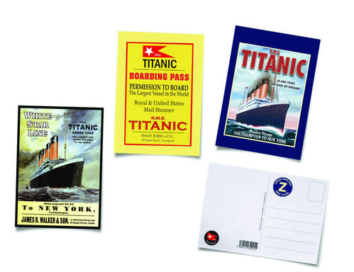 RMS Titanic Set of 3 Postcards