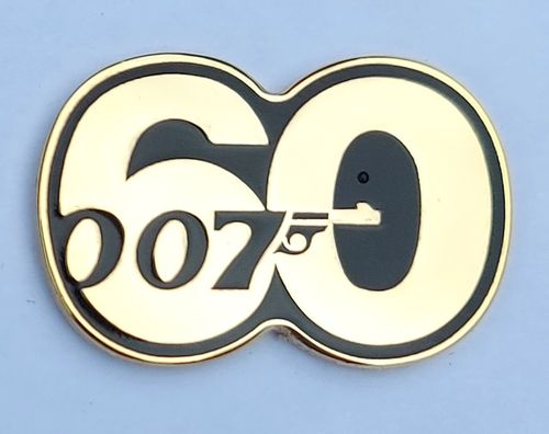 60 Years of 007 Pin Badge (Gold)