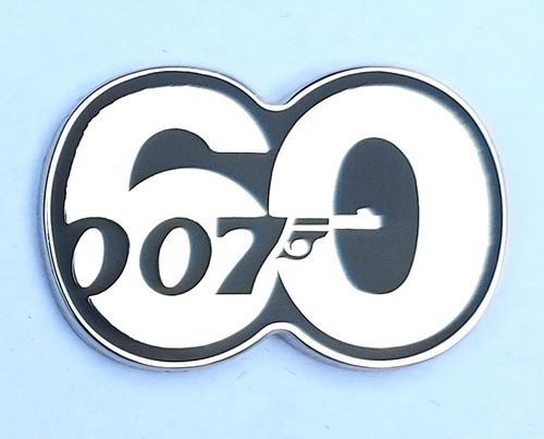 60 Years of 007 Pin Badge (Silver)