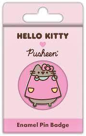Hello Kitty Pusheen Pin Badge
