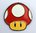 Super Mario Mushroom Pin Badge