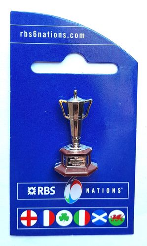 RBS Rugby 6 Nations Trophy Pin Badge