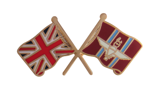 Parachute Regiment UK Friendship Flag Pin Badge