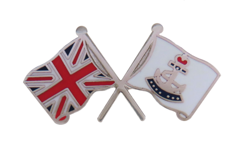 Royal Navy UK Friendship Flag Pin Badge