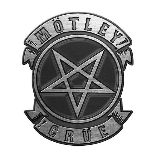 Motley Crue Pentagram Pin Badge