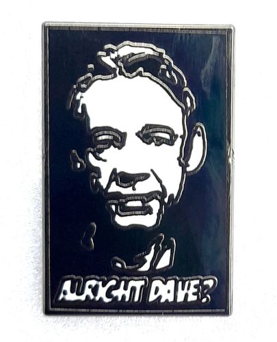 Only Fools & Horses Trigger 'Alright Dave' Pin Badge