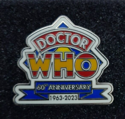 Doctor Who 60th Anniversary Logo Pin Badge