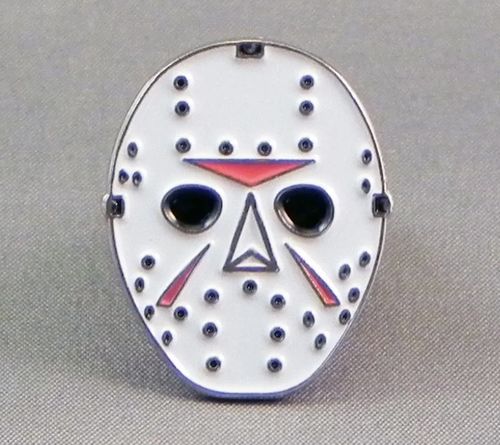 Friday The 13th Jason Hockey Mask Pin Badge