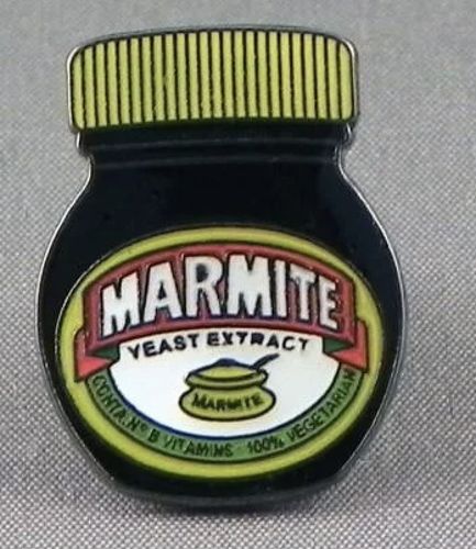 Marmite Pin Badge