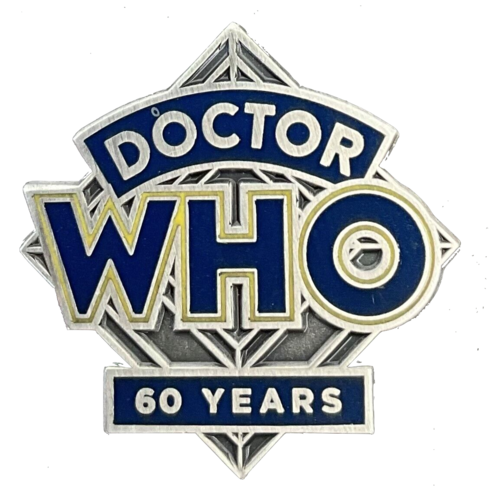 Doctor Who New Logo 60th Anniversary Pin Badge