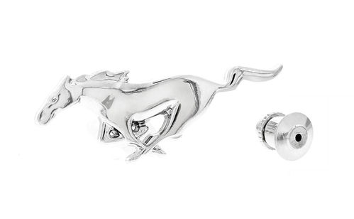 Ford Mustang 3D Chrome Horse Pin Badge Price