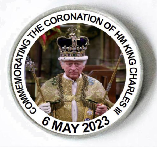 King Charles III Coronation Pin Badge #6