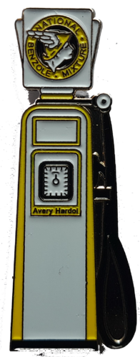 National Benzole Petrol Pump Pin Badge