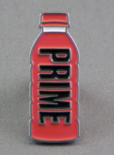 Prime Energy Drink Pin Badge (Red)