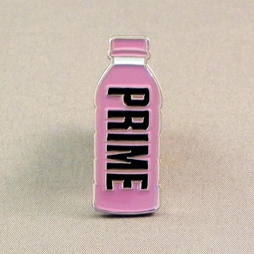 Prime Energy Drink Pin Badge (Pink)