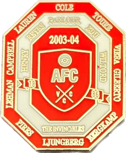 Arsenal F.C. The Invincibles 2003-04 Pin Badge