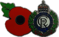Royal Engineers Poppy Pin Badge