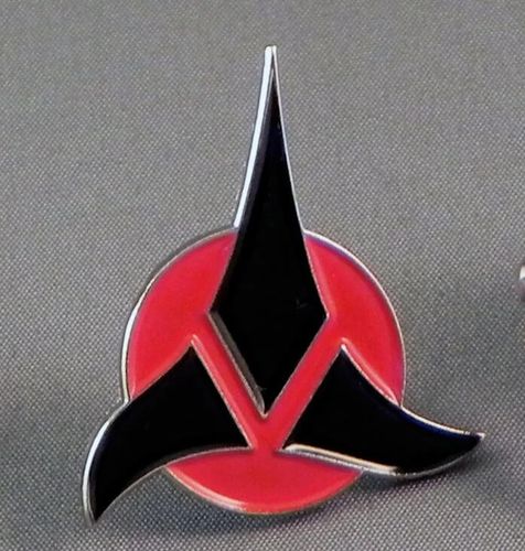 Star Trek Klingon Symbol Pin Badge