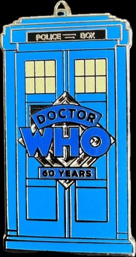 Doctor Who 60th Anniversary Tardis Pin Badge #2